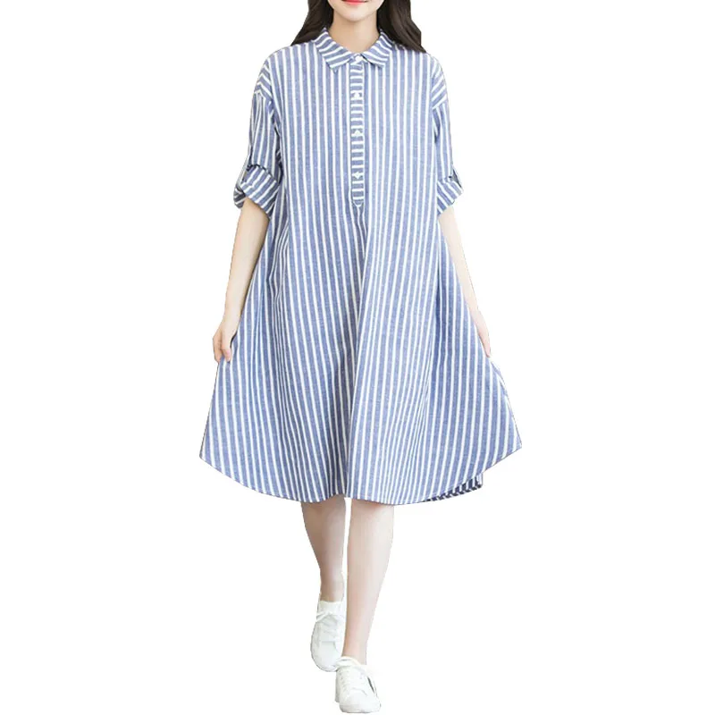 Striped Maternity Dress For Pregnant Women Clothes Loose Blouses Shirts Pregnancy Dresses Gravida Clothing Wear Plus Size Spring
Striped Maternity Dress For Pregnant Women Clothes Loose Blouses Shirts Pregnancy Dresses Gravida Clothing Wear Plus Size Spring