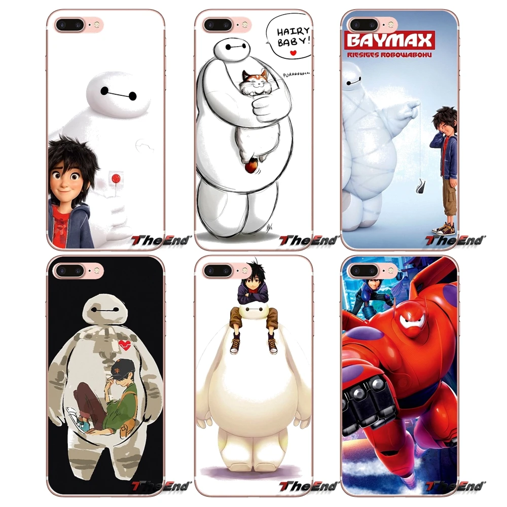 Японии аниме большой герой 6 Полет Baymax чехол для samsung Galaxy S2 S3 S4 S5 мини S6 S7 край S8 s9