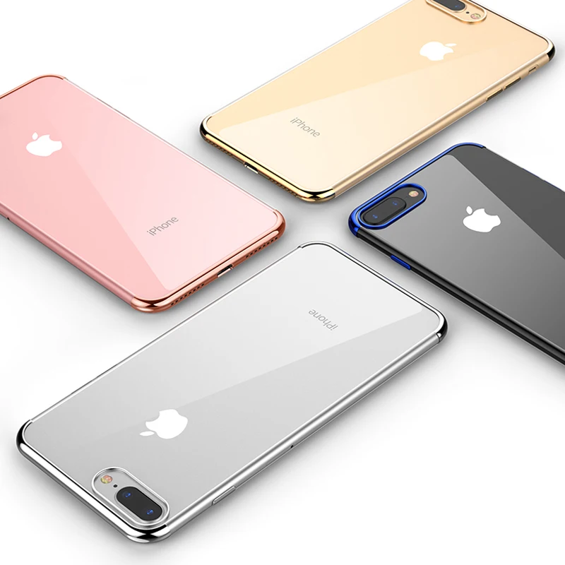 GerTong Plating Transparent Case For iPhone XR Xs Max 6.5" TPU Soft Phone Cover For iPhone 6 6s 7 8 Plus X Funda Capa Back Cover
GerTong Plating Transparent Case For iPhone XR Xs Max 6.5" TPU Soft Phone Cover For iPhone 6 6s 7 8 Plus X Funda Capa Back Cover