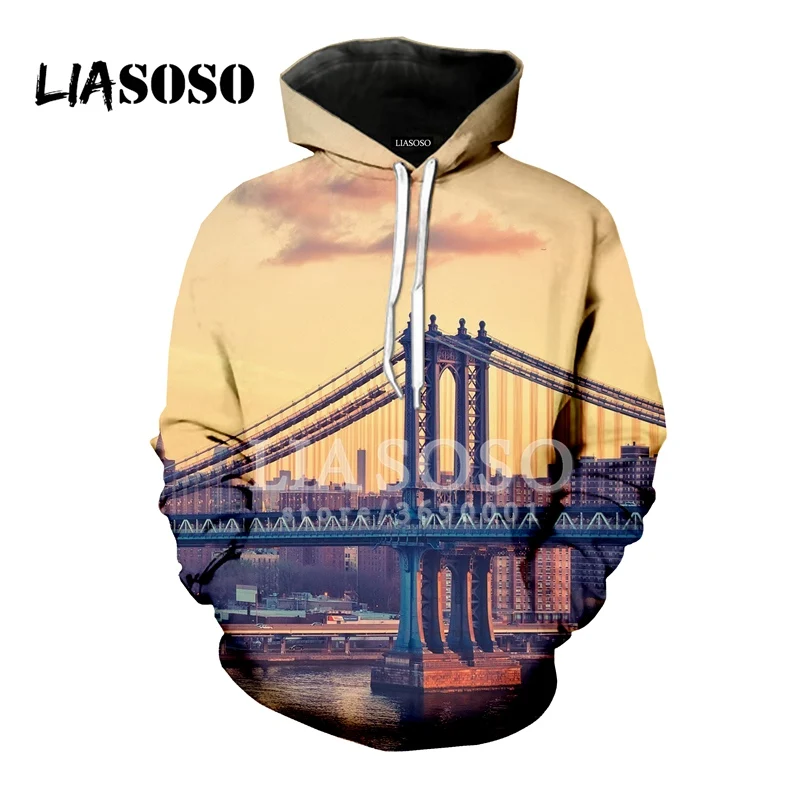 LIASOSO America New York City Scenery 3D Print Women Men Hooded Hoodies Sweatshirts Pullover Casual Hip Hop High-quality X0824
LIASOSO America New York City Scenery 3D Print Women Men Hooded Hoodies Sweatshirts Pullover Casual Hip Hop High-quality X0824