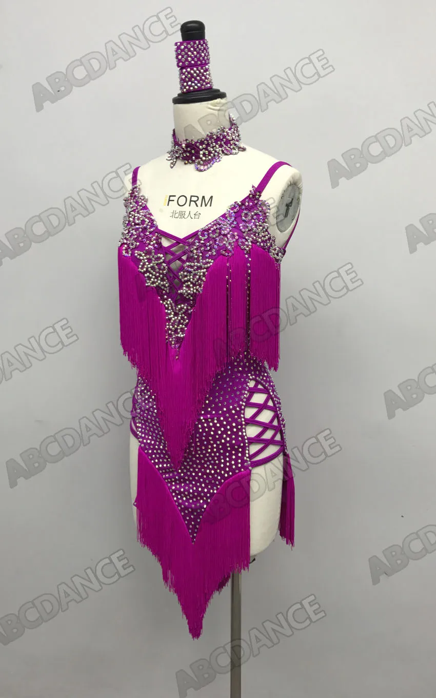 Latin Dance Dress sexy Fringe New style Costume Latin Dance Dresses Clothes Salsa Dance Clothing Tassel hot pink
Latin Dance Dress sexy Fringe New style Costume Latin Dance Dresses Clothes Salsa Dance Clothing Tassel hot pink