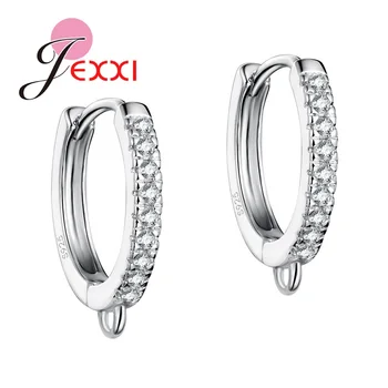 1Pr Clear Micro CZ 925 Sterling Silver Earrings Components Crystal DIY Jewelry Findings Top Quality
1Pr Clear Micro CZ 925 Sterling Silver Earrings Components Crystal DIY Jewelry Findings Top Quality