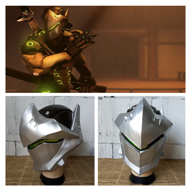 Game Overwatch OW Superhero Shimada Genji Cosplay Mask Genji Full Head Helmet Resin Masks Kids Adult Halloween Party Props New
Game Overwatch OW Superhero Shimada Genji Cosplay Mask Genji Full Head Helmet Resin Masks Kids Adult Halloween Party Props New