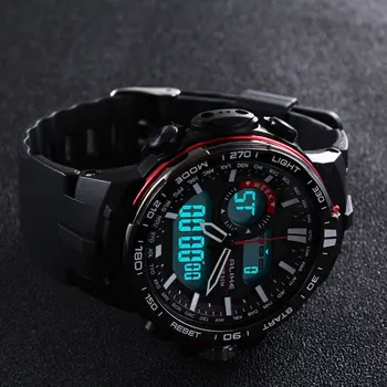 Double Movement Outdoor Sports Watch Men Quartz Digital Multi-function Luminous Wristwatch Waterproof Electronics Watch Students
Double Movement Outdoor Sports Watch Men Quartz Digital Multi-function Luminous Wristwatch Waterproof Electronics Watch Students