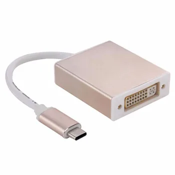 USB Type C Male to DVI-I 24+5 Pin Female Adapter Converter (USB-C & Thunderbolt 3 Port Compatible, DP Alt Mode) Support 1080P
USB Type C Male to DVI-I 24+5 Pin Female Adapter Converter (USB-C & Thunderbolt 3 Port Compatible, DP Alt Mode) Support 1080P