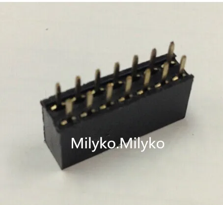 220PCS 2.54mm 2*7P 2 X 7 Pin Gold-plated Double Row Straight Female Pin Header ROHS
220PCS 2.54mm 2*7P 2 X 7 Pin Gold-plated Double Row Straight Female Pin Header ROHS