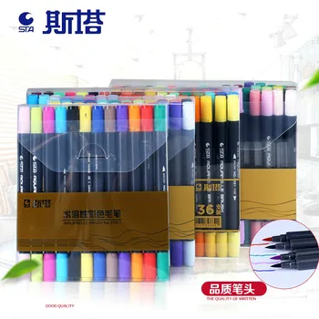 STA 3110 Soft Marker 12/18/24/36/48/80 Colors Set Water Based Ink Sketch Double-headed Pen Cartoonist Design Permanent Marker
STA 3110 Soft Marker 12/18/24/36/48/80 Colors Set Water Based Ink Sketch Double-headed Pen Cartoonist Design Permanent Marker