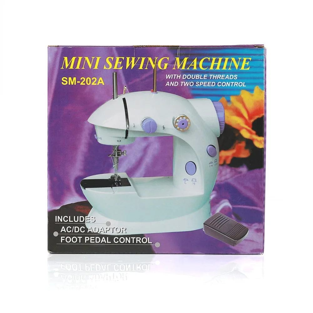 Doitsa Mini Sewing Machine Handheld Stitch Machine Portable Electric Stitch Household Tool for Fabric Crafts Home Travel Use 