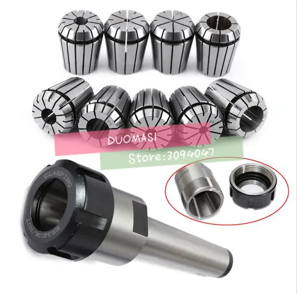 9pcs ER25 Spring Collets + 1PCS MT3 M12 ER25 Collet Chuck Morse Taper Holder For CNC Milling Lathe Tool
9pcs ER25 Spring Collets + 1PCS MT3 M12 ER25 Collet Chuck Morse Taper Holder For CNC Milling Lathe Tool