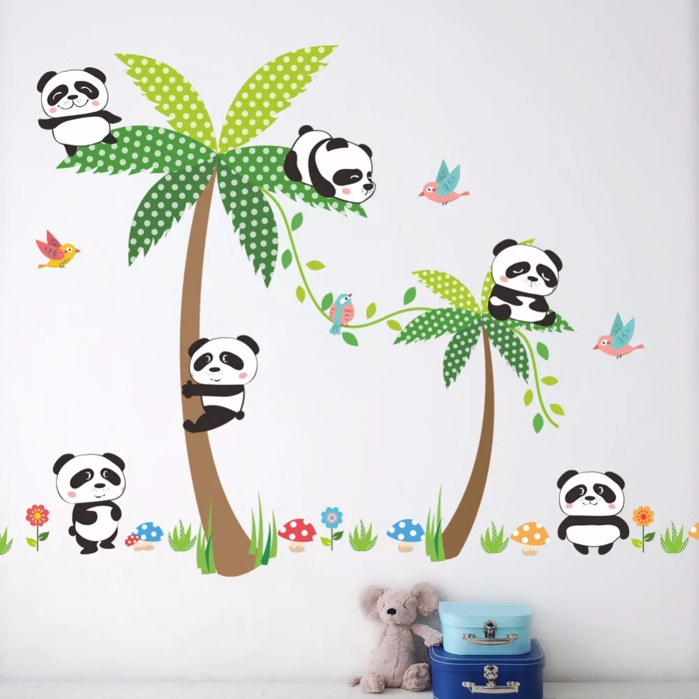 Yanqiao Coconut Tree Panda Wall Sticker Kids Bedroom Kindergarten Removable Mural Art Decor Decal
Yanqiao Coconut Tree Panda Wall Sticker Kids Bedroom Kindergarten Removable Mural Art Decor Decal