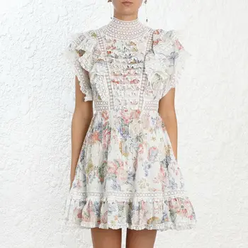Mini Dress Sexy Celebrity Ruffles Print O Neck Women Hollow Out Lace Night Club Sleeveless Body con Party Dresses Wholesale
Mini Dress Sexy Celebrity Ruffles Print O Neck Women Hollow Out Lace Night Club Sleeveless Body con Party Dresses Wholesale