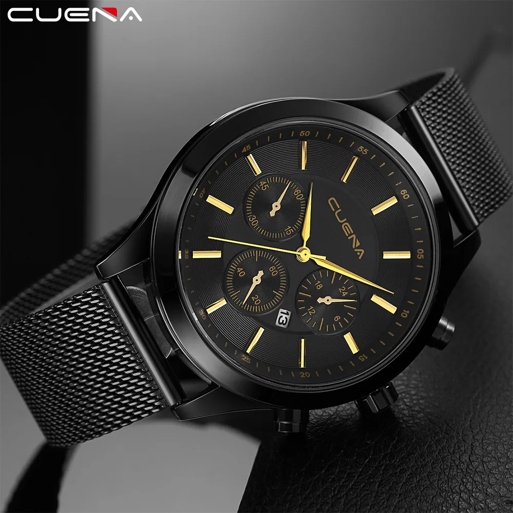 Men Watch Waterproof Chronogra Analogue Quartz Wristwatch Business Casual Man Watch Stainless Steel Mesh Watch Luxury Clock
Men Watch Waterproof Chronogra Analogue Quartz Wristwatch Business Casual Man Watch Stainless Steel Mesh Watch Luxury Clock