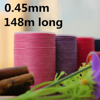GALACES. YL045 0.45mm 148m Long Round Twist Waxed Thread Waxed String for Leather Sewing, GALACES Waxed Thread String
GALACES. YL045 0.45mm 148m Long Round Twist Waxed Thread Waxed String for Leather Sewing, GALACES Waxed Thread String