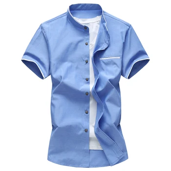 2019 Summer Short Sleeve Shirt Men Business Casual Mens Dress Shirts Large Size 7XL Slim Fit Youth Men Shirts
2019 Summer Short Sleeve Shirt Men Business Casual Mens Dress Shirts Large Size 7XL Slim Fit Youth Men Shirts
