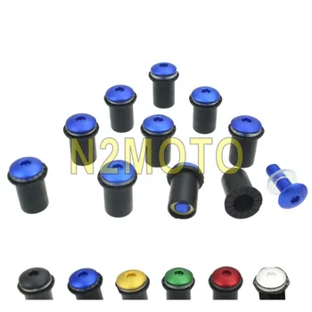 Blue 10 x M5 Windshield Bolts Fastener Kit Windscreen Nuts Screws Fairing Wellnuts for Yamaha YZF FZ FZR GTS Universal 
Blue 10 x M5 Windshield Bolts Fastener Kit Windscreen Nuts Screws Fairing Wellnuts for Yamaha YZF FZ FZR GTS Universal