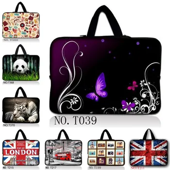 

13" 13.3" Purple Butterfly Soft Laptop Netbook Sleeve Bag Case Cover +Hide Handle For Lenovo IdeaPad Yoga 13 /Macbook Pro,Air