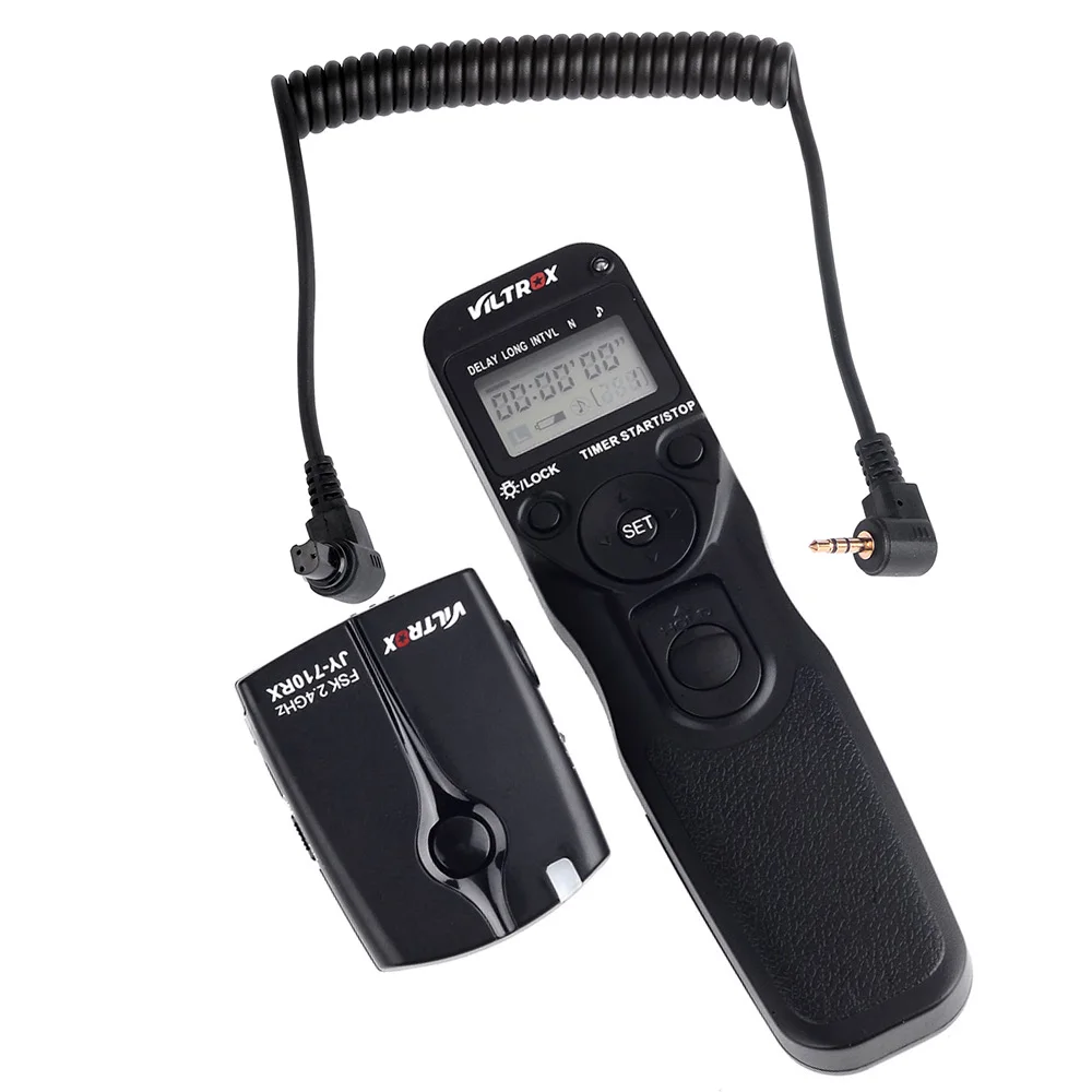 VILTROX 2.4GHZ FSK Wireless Remote Shutter Controller Set Time Lapse Intervalometer Timer with C3 Cable for Canon 1D Series
VILTROX 2.4GHZ FSK Wireless Remote Shutter Controller Set Time Lapse Intervalometer Timer with C3 Cable for Canon 1D Series