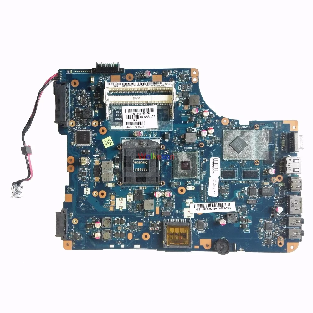 SHELI FOR Toshiba Satellite L500 L505 Laptop Motherboard K000092530 NSWAA LA-5322P HM55 HD4650 GPU DDR3 Test Oke
SHELI FOR Toshiba Satellite L500 L505 Laptop Motherboard K000092530 NSWAA LA-5322P HM55 HD4650 GPU DDR3 Test Oke