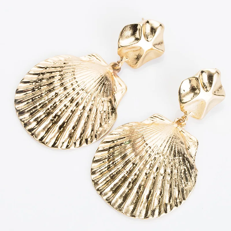2019 New Style Shell Metal Drop Earrings For Women Fashion Beach Spring Summer Statement Conch Earrings Wedding Gifts Sandbeach
2019 New Style Shell Metal Drop Earrings For Women Fashion Beach Spring Summer Statement Conch Earrings Wedding Gifts Sandbeach