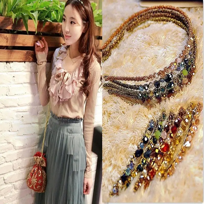 New Fashion Refinement Girls Crystal Headband Delicate Hairband Headwear Pin Jewelry Women Lady Alloy
New Fashion Refinement Girls Crystal Headband Delicate Hairband Headwear Pin Jewelry Women Lady Alloy