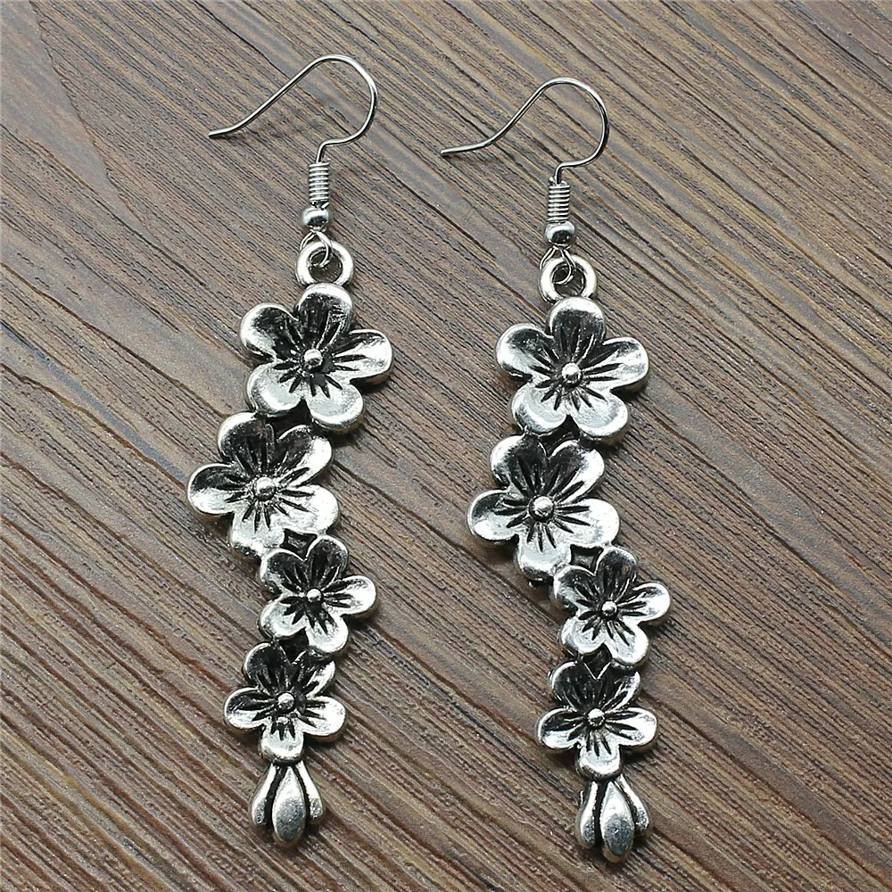 56mm Simple Flower Branch Charm Dangle Earring Charming Drop Earring Women Dropship Suppliers
56mm Simple Flower Branch Charm Dangle Earring Charming Drop Earring Women Dropship Suppliers
