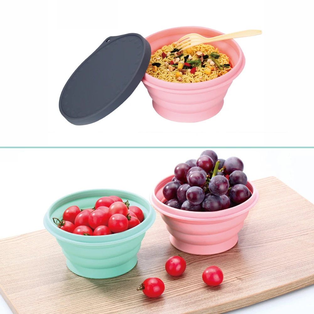 720ml Food Grade Collapsible Silicone Bowl Portable Foldable Outdoor Camping Hiking Folding Cutlery Cubiertos Tableware
720ml Food Grade Collapsible Silicone Bowl Portable Foldable Outdoor Camping Hiking Folding Cutlery Cubiertos Tableware
