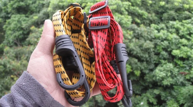 Фото EDCGEAR Высококачественная эластичная веревка с крючком багажная крепежный ремешок