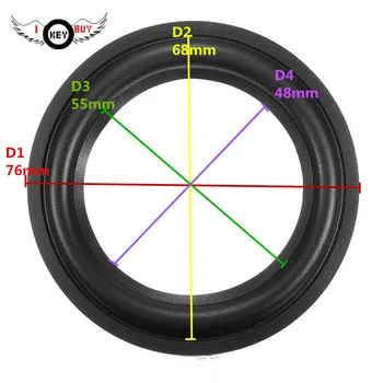 Free Shipping 2 PCS 3 Inch Speaker Accessories Rubber Folding Ring Foam Side Speakers Repair Parts
Free Shipping 2 PCS 3 Inch Speaker Accessories Rubber Folding Ring Foam Side Speakers Repair Parts