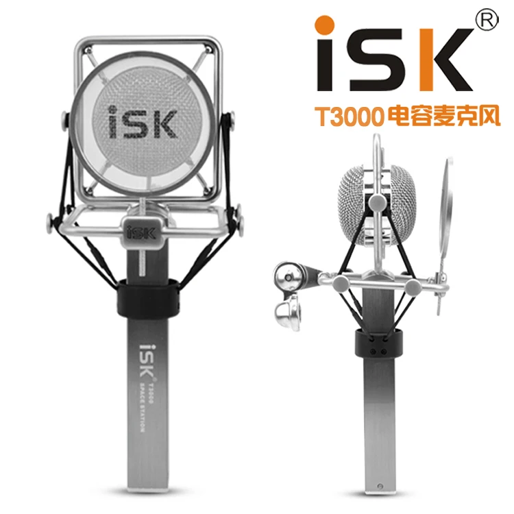 Конденсаторный микрофон с золотым покрытием ISK T3000 профессиональный для
