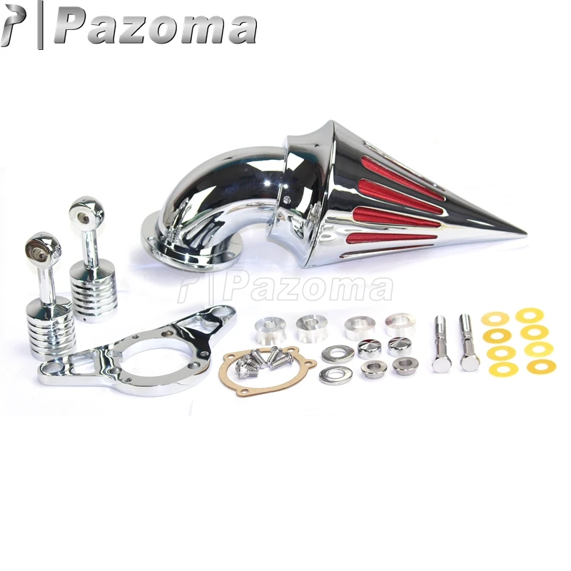 Motorcycle Chrome Spike Air Cleaner Intake Filter For Harley Davidson CV Carburetor Delphi V-Twin
Motorcycle Chrome Spike Air Cleaner Intake Filter For Harley Davidson CV Carburetor Delphi V-Twin