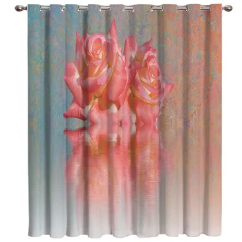 Vintage Pink Rose Oil Painting Window Curtains Dark Living Room Bathroom Decor Bedroom Kitchen Outdoor Decor Curtain Panels
Vintage Pink Rose Oil Painting Window Curtains Dark Living Room Bathroom Decor Bedroom Kitchen Outdoor Decor Curtain Panels