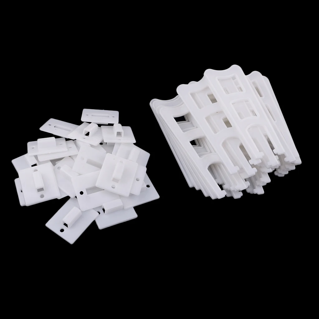 25 Pieces Plastic Photo Frame Backs Holder Stands, Trapezoid Shaped for Handmade Photo Frame Making DIY Crafts