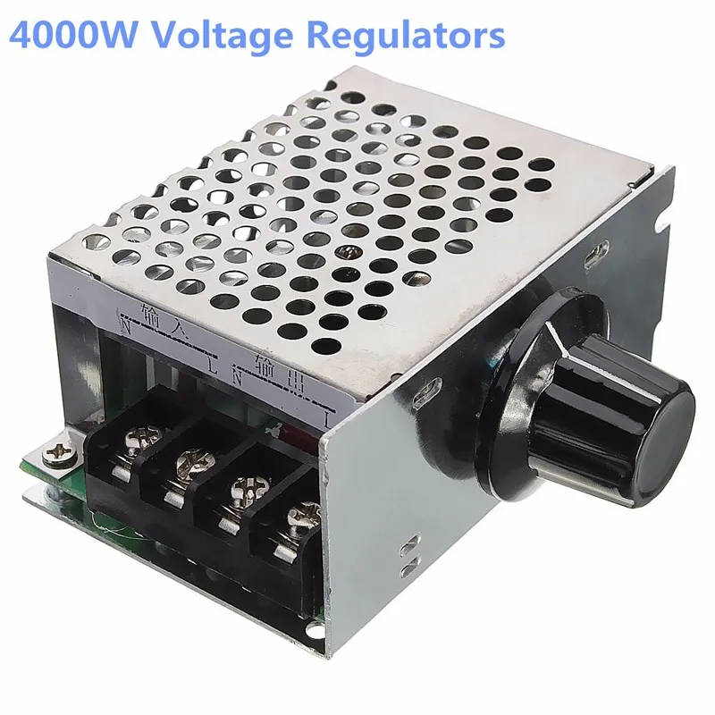 ZEAST 4000W 220V High Power SCR Voltage Regulator Dimmer Electric Motor Speed Controller Electrical Instruments Potentiometers
ZEAST 4000W 220V High Power SCR Voltage Regulator Dimmer Electric Motor Speed Controller Electrical Instruments Potentiometers