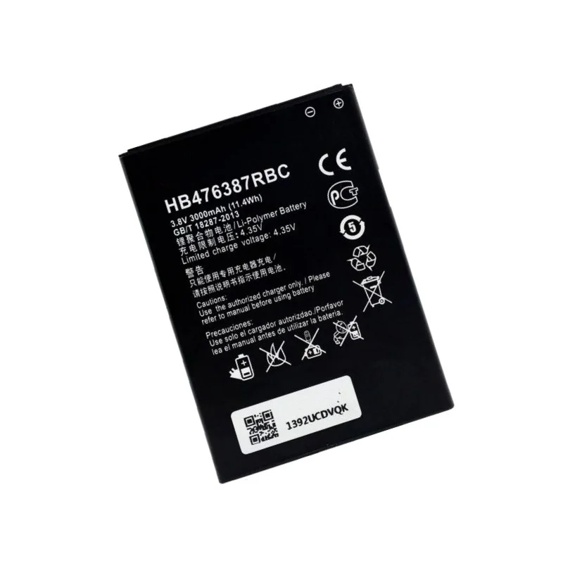 New HB476387RBC 3.8V 3000mAh High Quality Battery for Huawei Honor 3X G750 B199 MTK6592 Mobile Phone Batterie
New HB476387RBC 3.8V 3000mAh High Quality Battery for Huawei Honor 3X G750 B199 MTK6592 Mobile Phone Batterie