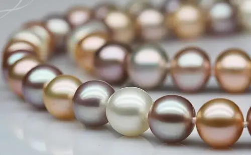 huij 001152 10-11mm Natural sOUTH Sea genuine white gold pink multic pearl necklace
huij 001152 10-11mm Natural sOUTH Sea genuine white gold pink multic pearl necklace