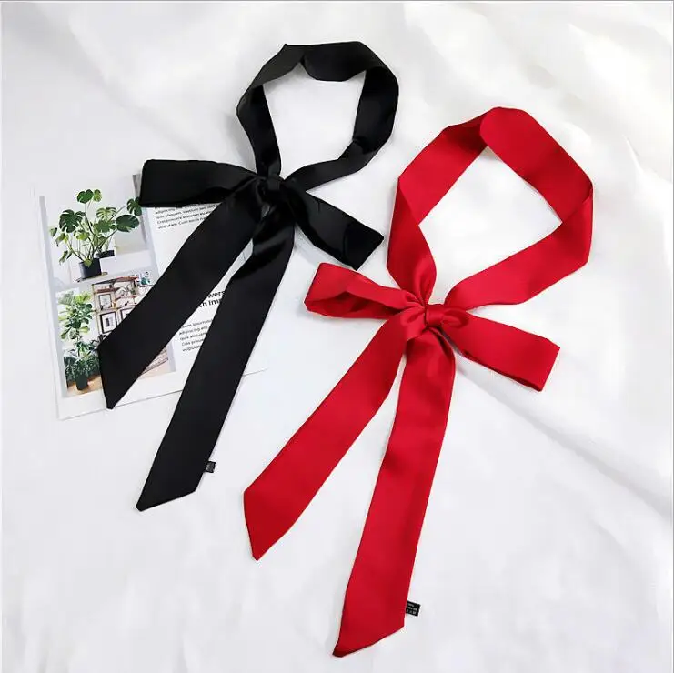 Spring Solid Color Narrow Long Scarf Women New Soft Pure Color Scarves 195cm Stylish Necktie Belt Wrist Strap Small Ribbon New
Spring Solid Color Narrow Long Scarf Women New Soft Pure Color Scarves 195cm Stylish Necktie Belt Wrist Strap Small Ribbon New