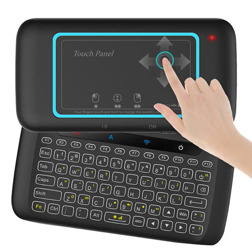 H20 Universal Mini Backlight Touchpad Keyboard Wireless Air Mouse Controller For Android tv Box, Laptop, PC
H20 Universal Mini Backlight Touchpad Keyboard Wireless Air Mouse Controller For Android tv Box, Laptop, PC