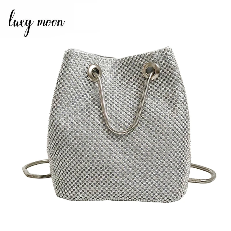 Luxy Moon Full Diamond Women Shoulder Bag Totes Bling Small Evening Bag Party Purse Wedding Chain Lady Glittering Wallet ZD2000
Luxy Moon Full Diamond Women Shoulder Bag Totes Bling Small Evening Bag Party Purse Wedding Chain Lady Glittering Wallet ZD2000