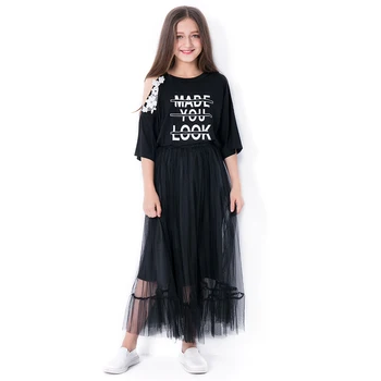 Girls Clothing Sets Summer Fashion Kids Flower Short sleeve T-Shirts+Net Veil Dress 2Pcs Girls Birthday Party Set 6 8 10 12 14Y
Girls Clothing Sets Summer Fashion Kids Flower Short sleeve T-Shirts+Net Veil Dress 2Pcs Girls Birthday Party Set 6 8 10 12 14Y