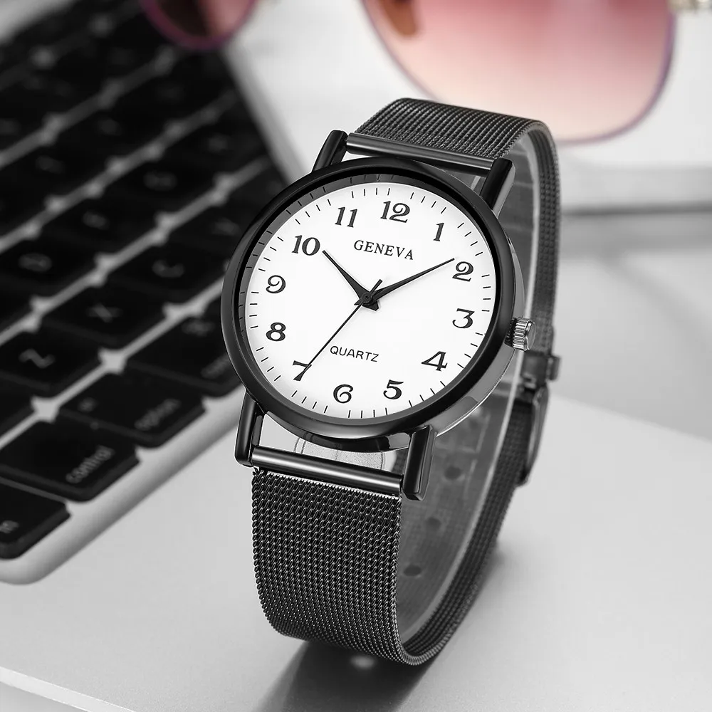 Famous Brand Women Watch Casual Geneva Quartz Wrist Watch Relogio Feminino Clock Metal Mesh Stainless Steel Ladies Watches #F
Famous Brand Women Watch Casual Geneva Quartz Wrist Watch Relogio Feminino Clock Metal Mesh Stainless Steel Ladies Watches #F