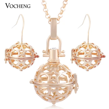 10pcs/lot Vocheng Baby Chime Jewelry Sets 3 Colors Brass Metal Necklace and Earring with Stainless Steel Chain VA-040*10
10pcs/lot Vocheng Baby Chime Jewelry Sets 3 Colors Brass Metal Necklace and Earring with Stainless Steel Chain VA-040*10