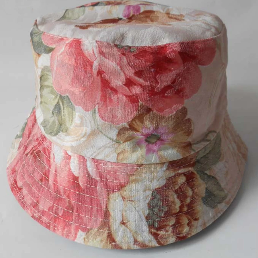 Fashionable Summer Unisex Satin Lined Floral Printed Pattern Cotton Bucket Hat Flower Beach Cap
Fashionable Summer Unisex Satin Lined Floral Printed Pattern Cotton Bucket Hat Flower Beach Cap