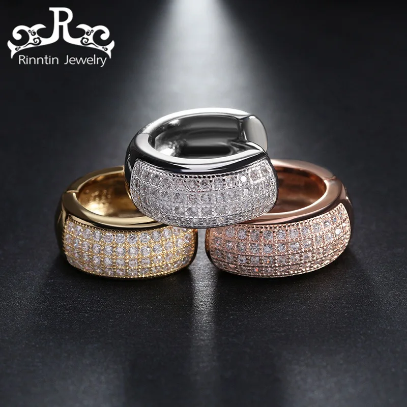 ORSA JEWELS Female Small Circle Earrings Full Set Luxury AAA Austrian Crystal Engagement&Wedding Earring for Women DOE100 
ORSA JEWELS Female Small Circle Earrings Full Set Luxury AAA Austrian Crystal Engagement&Wedding Earring for Women DOE100