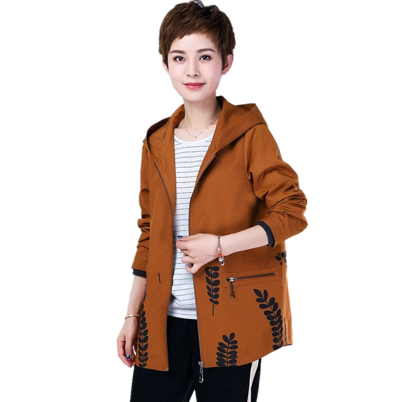2018 Fashion print Leaves jacket women hooded overcoat plus size solid zipper pocket ladies outerwear casual loose tops women
2018 Fashion print Leaves jacket women hooded overcoat plus size solid zipper pocket ladies outerwear casual loose tops women