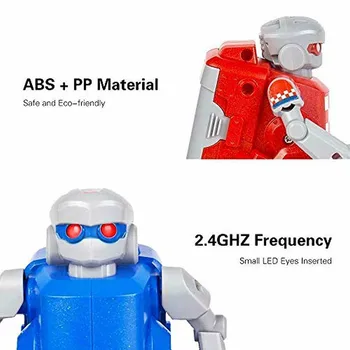 1 Pair RC Soccer Robots Kids Toys Set 2.4G Remote Control Robot Sport Ball Games Gifts YH-17
1 Pair RC Soccer Robots Kids Toys Set 2.4G Remote Control Robot Sport Ball Games Gifts YH-17