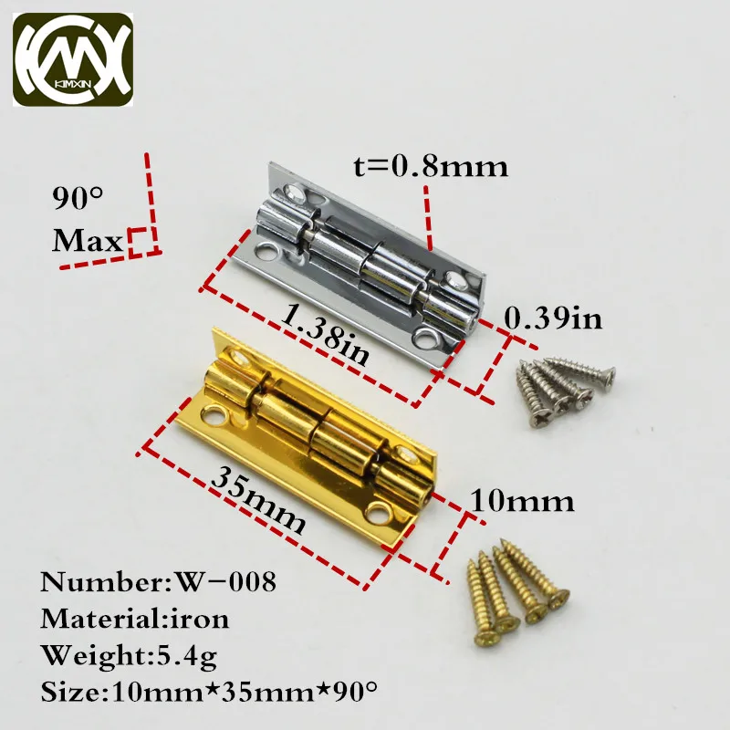 20pcs 10*35mm Vintage jewelry gift wine wood box hinge Furniture fitting cabinet hinge accessories for woodworking w/screw w-008
20pcs 10*35mm Vintage jewelry gift wine wood box hinge Furniture fitting cabinet hinge accessories for woodworking w/screw w-008