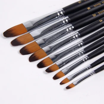 9pcs/set Multiple sizes Nylon Oil Paint Brush Wooden pen holder For Watercolor,Oil,Acrylic Pen Art Supplies Round brush
9pcs/set Multiple sizes Nylon Oil Paint Brush Wooden pen holder For Watercolor,Oil,Acrylic Pen Art Supplies Round brush