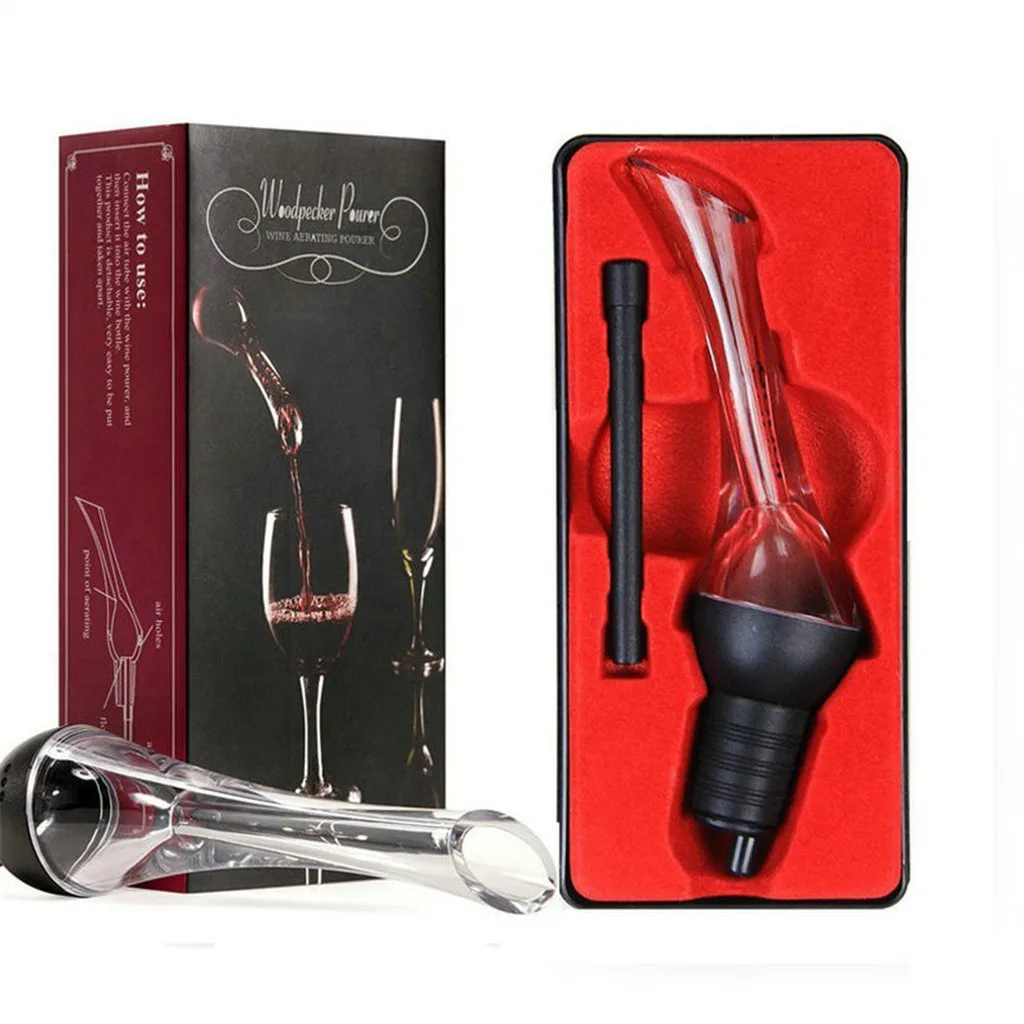 Big Decanter Handmade Crystal Red Wine Brandy Champagne Wine Aerator Pourer Premium Aerating Pourer and Decanter Spout (Black)
Big Decanter Handmade Crystal Red Wine Brandy Champagne Wine Aerator Pourer Premium Aerating Pourer and Decanter Spout (Black)