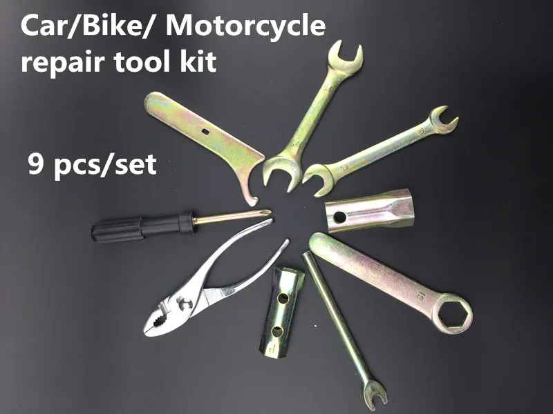 Cheap 9 PCS Hand Tool Kit For Bike Repair Tool Set Scewdriver Pliers Socket Spanner Motorcycle Repair Tool kit A Set of Keys
Cheap 9 PCS Hand Tool Kit For Bike Repair Tool Set Scewdriver Pliers Socket Spanner Motorcycle Repair Tool kit A Set of Keys