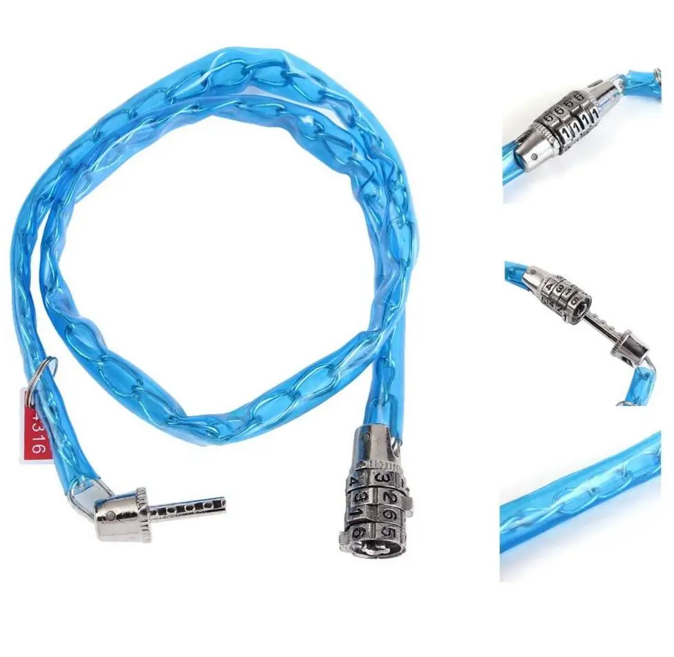 Bike password lock outdoor sports bicycle 4 digit combination password security lock chain steel
Bike password lock outdoor sports bicycle 4 digit combination password security lock chain steel